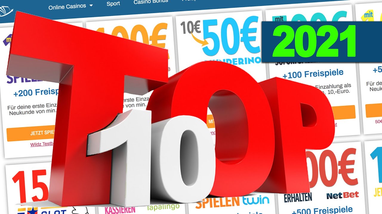 BESTE ONLINE CASINO 2021 ??Spiele bei den Top 10 Online Casinos!