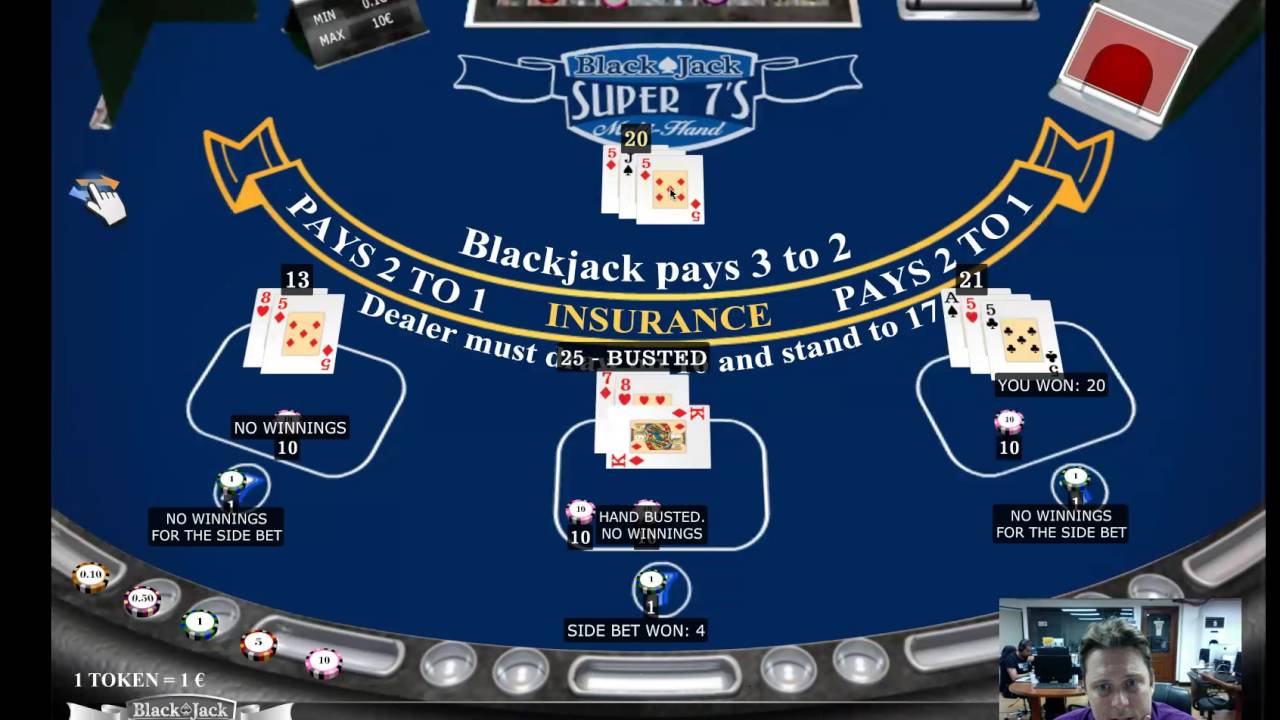 Blackjack Super 7 Multihand - iSoftbet Casino Game Review