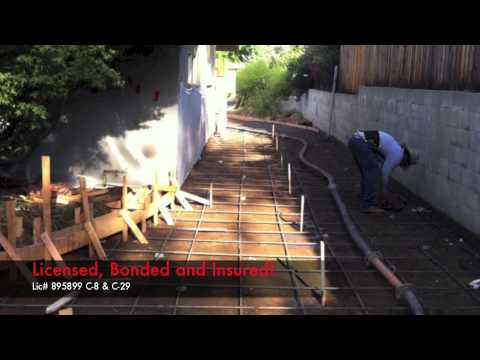 Concrete Contractors San Fernando Valley!  All Concrete Construction! Concrete Etc, Inc.!