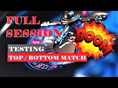 FULL Roulette Session "Top / Bottom Match" | Online Roulette Trick | Online Roulette strategy to Win