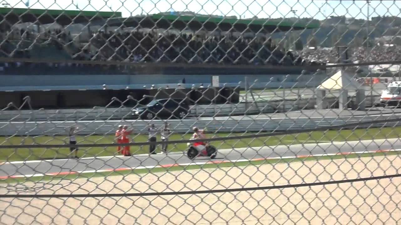 Misano 2012 giro d'onore di Rossi