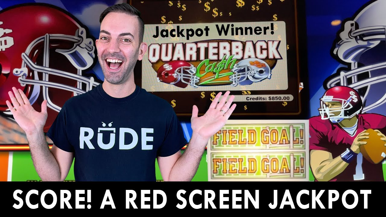 ? A Football Slot Machine JACKPOT ? Cherokee Casino in West Siloam Springs Oklahoma!