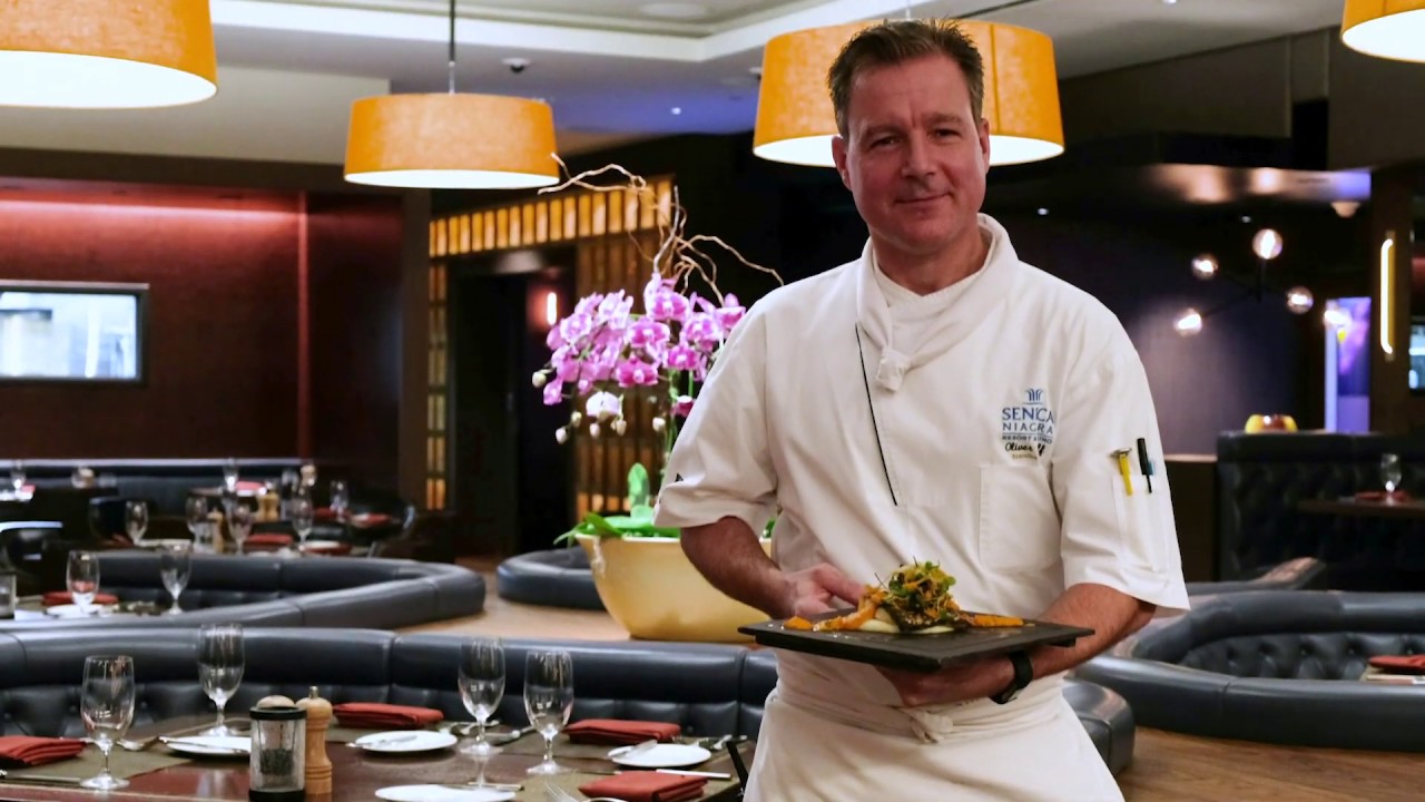 Chef Oliver Wolf from Seneca Niagara Resort & Casino on Australis Barramundi