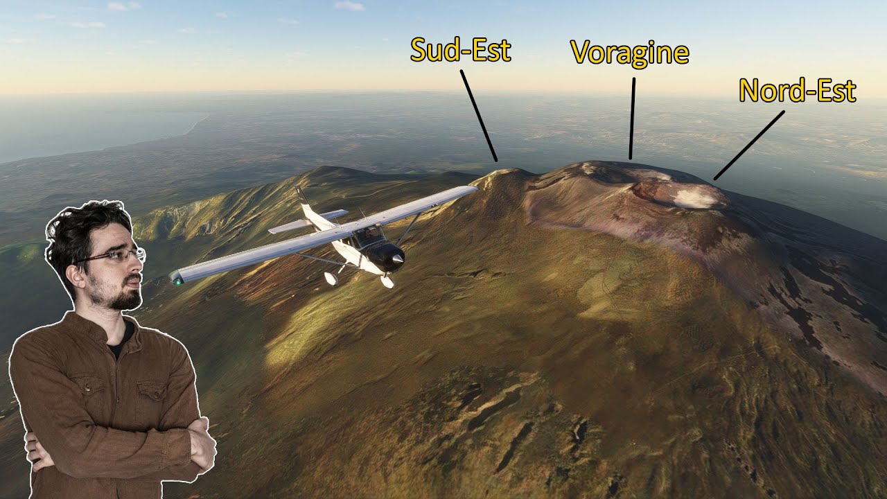 Geologo in volo sull'Etna - Genesi ed evoluzione (Flight Simulator 2020)