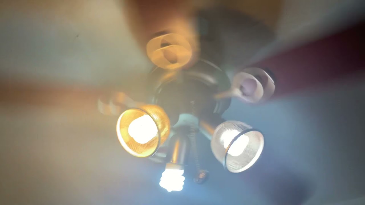 Hampton Bay San Marino Ceiling Fan | With New Capacitor.