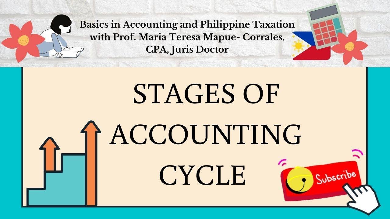 LESSON NO. 7 - Stages of Accounting Cycle