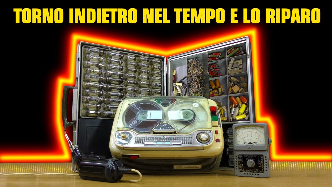 Lo riparo usando componenti e attrezzatura anni '60 - Geloso G258 Feat @celestinocamicia