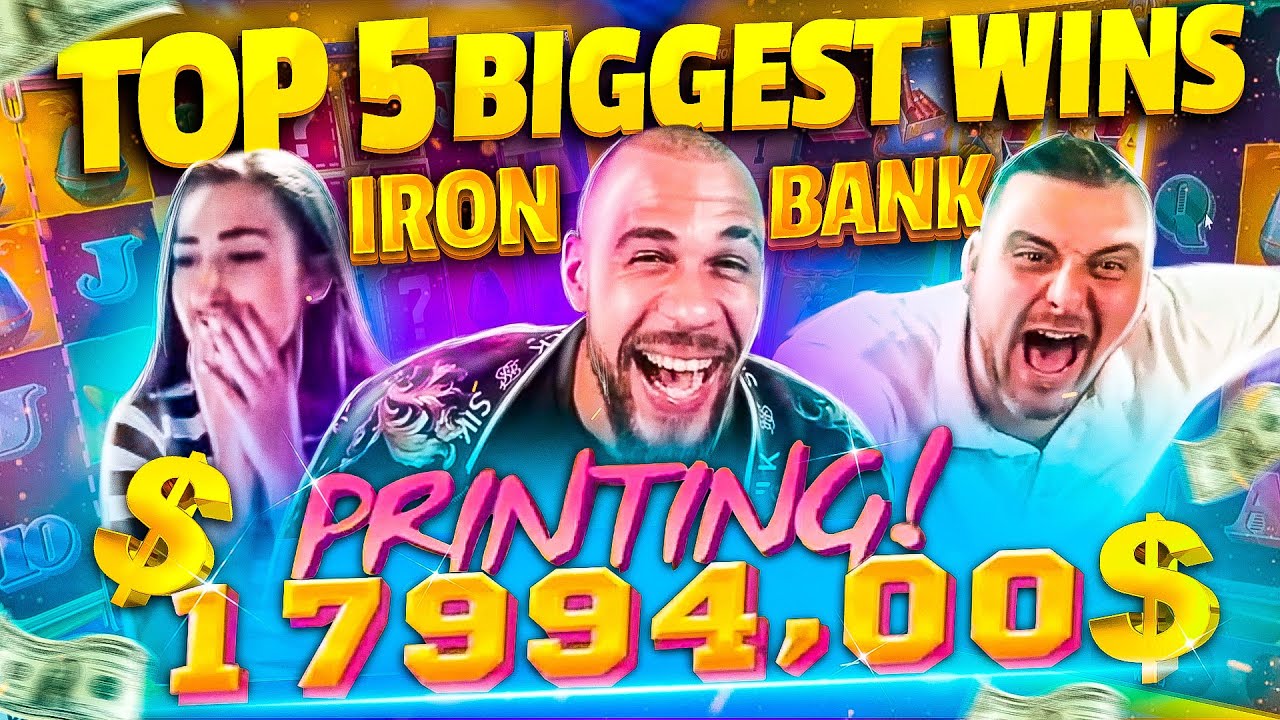 SLOT MACHINE RECORD WIN €32K - TOP 5 Biggest Wins on Iron Bank
