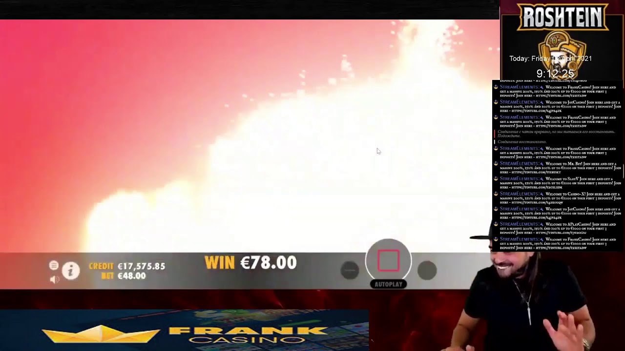 SLOTS!! BONUSES CASINO LIVE BEST ROSHTEIN CASINODDADY