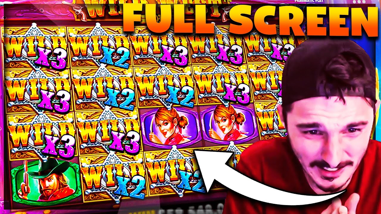 Streamer FULL SCREEN WILDS WIN on Wild West Gold Slot - TOP 10 BEST WINS OF THE WEEK !