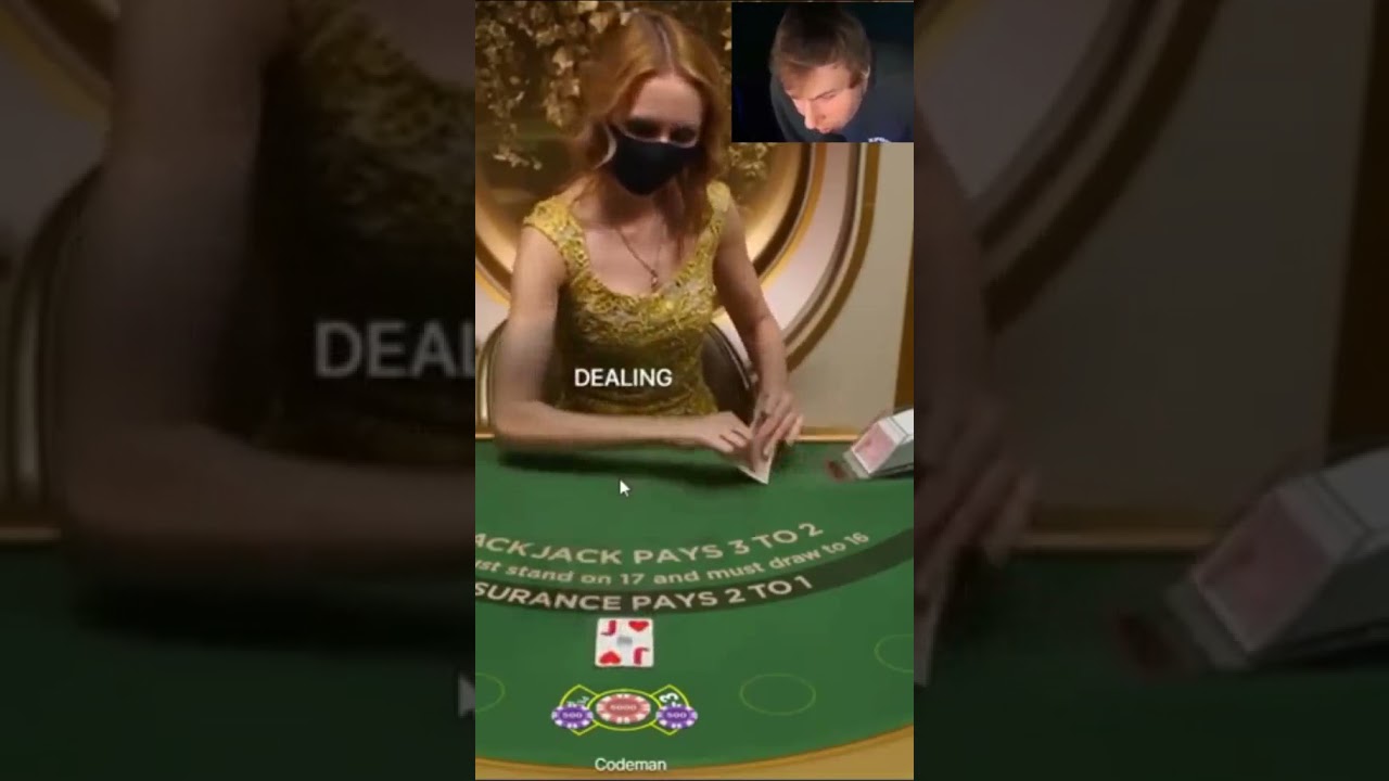 EASY 26K$ FOR EMOTIONAL STREAMER #shorts #casino #blackjack
