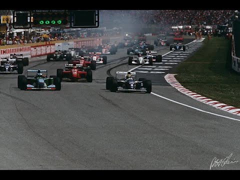 F1 San Marino (Imola) 1994 | Race start filmed from grand stand