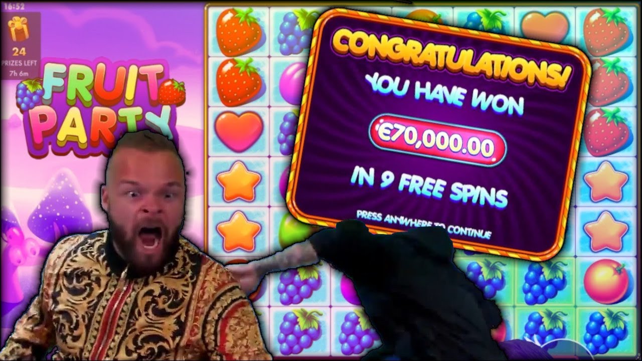 Grande Vincita alle Slot Machine Fruit party- BEST OF MIGLIORI CASINÒ ONLINE ?