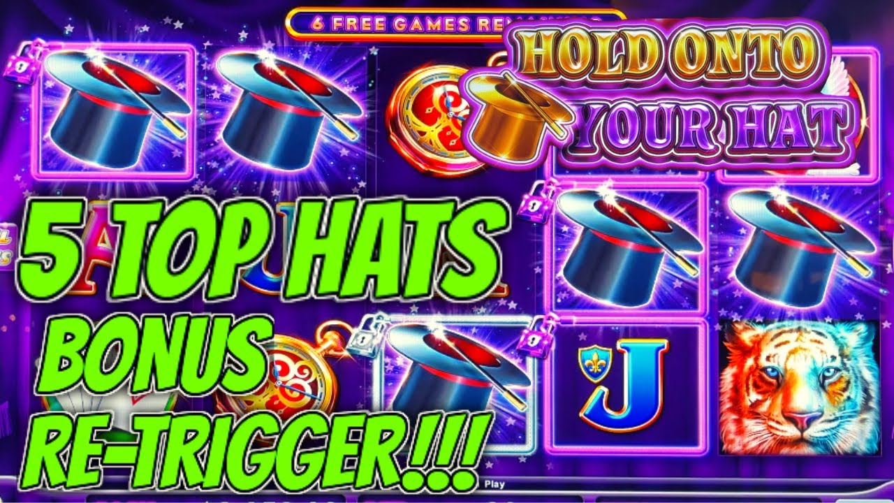 High LIMIT Lock It Hold Onto Your Hat 2 HANDPAY JACKPOTS ~ RARE 5 TOP HATS RETRIGGER ~ EPIC COMEBACK