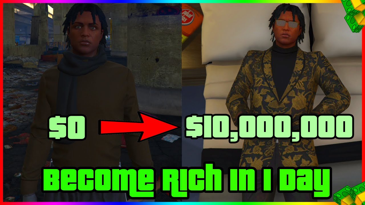 How to Become Rich in GTA 5 Online in 1 Day