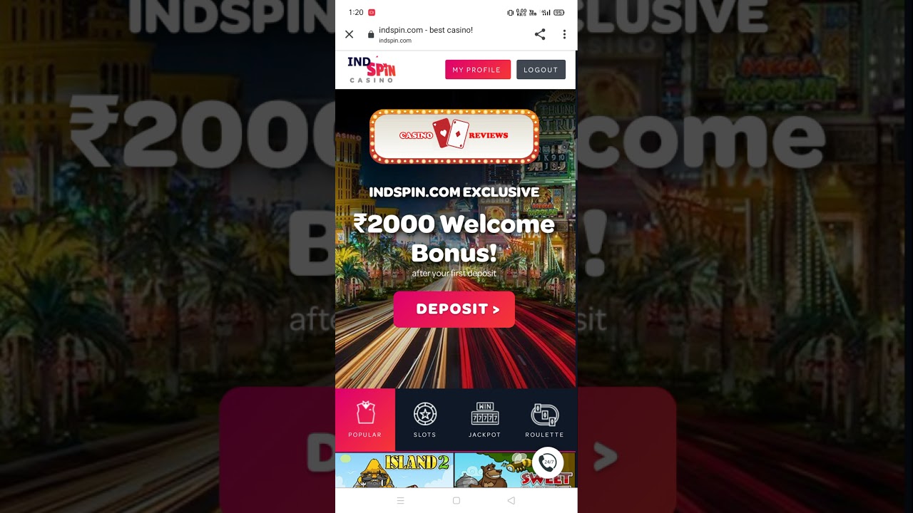 Indspin.com-best casino me deposit kayse karen.