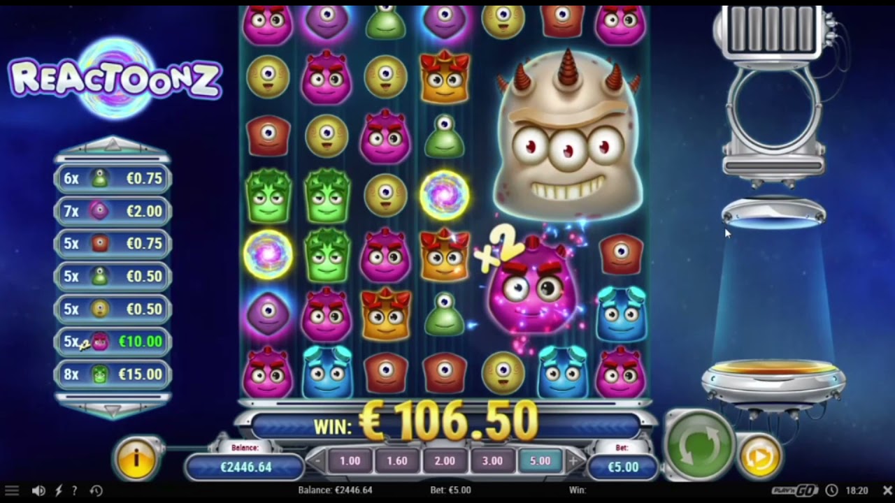 RECORD WIN on Reactoonz slot | Best wins of the week casino