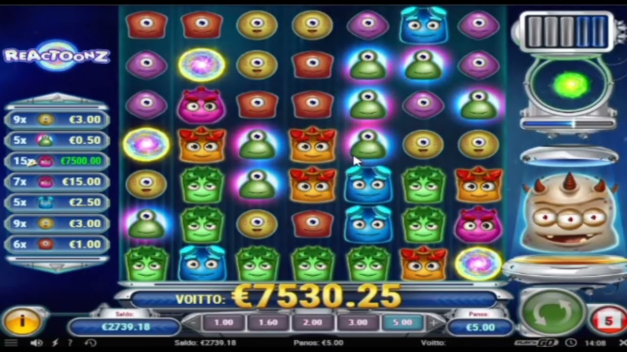 Record win on Reactoonz online slot | Best wins of the week casino