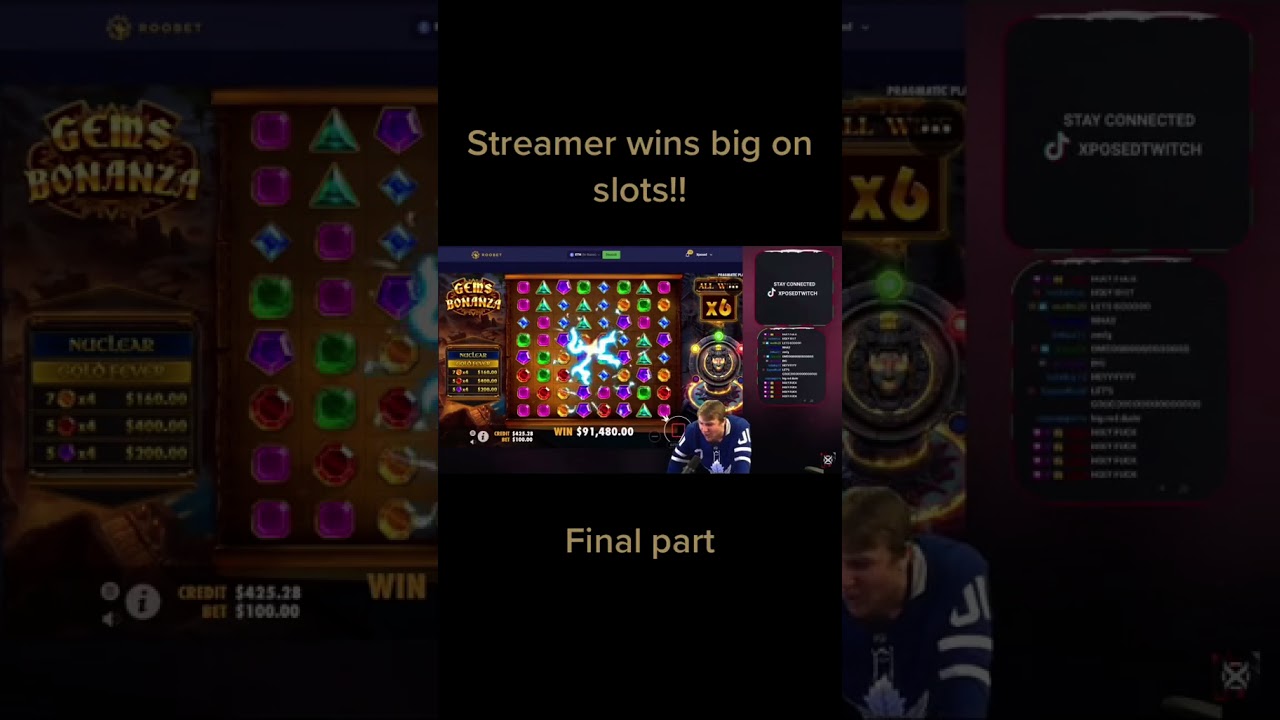 STREAMER BIG WIN IN SLOTS part 2 #shorts #casino #blackjack