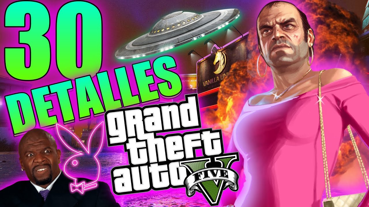 30 DETALLES ALUCINANTES de GTA 5