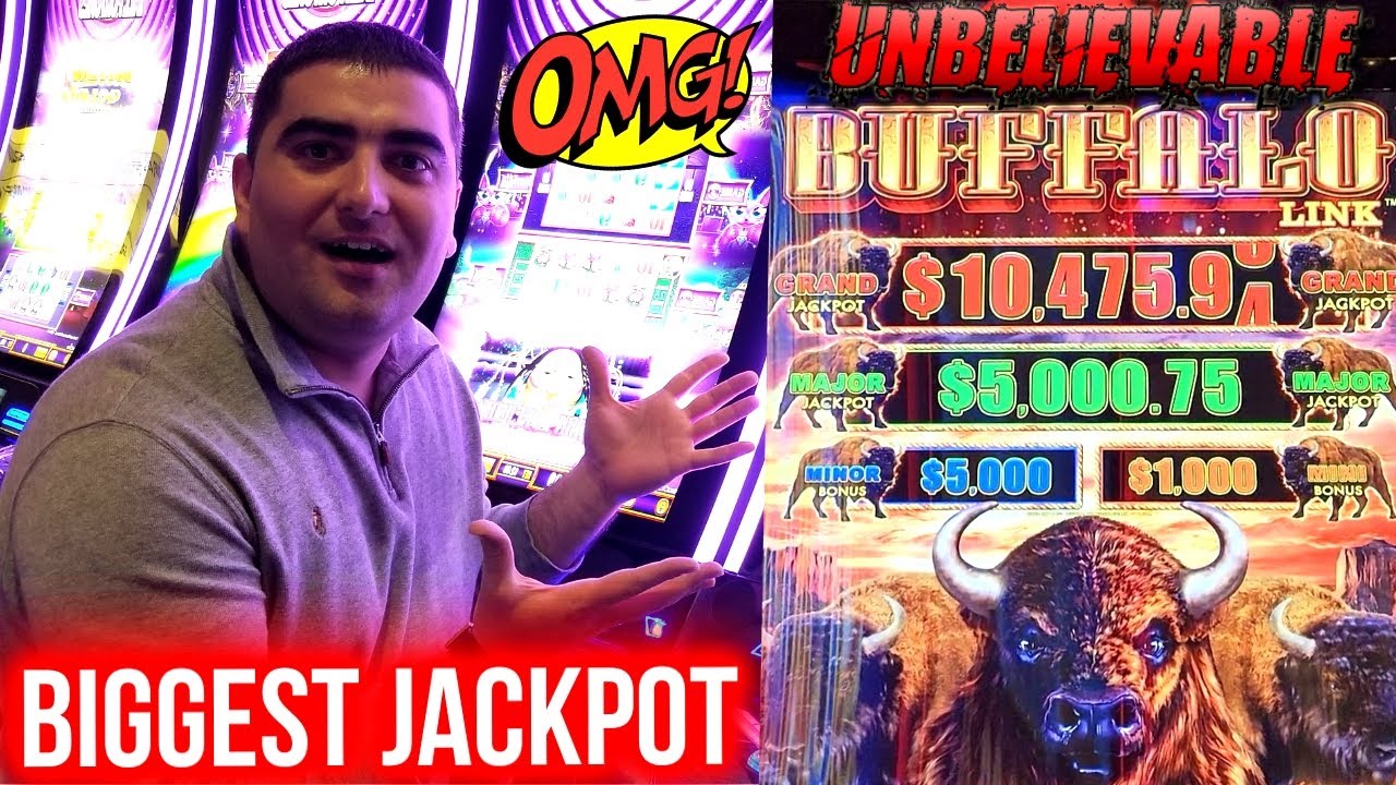 BIGGEST JACKPOT Ever On New BUFFALO LINK Slot | Winning Mega Bucks At Casino On Slot