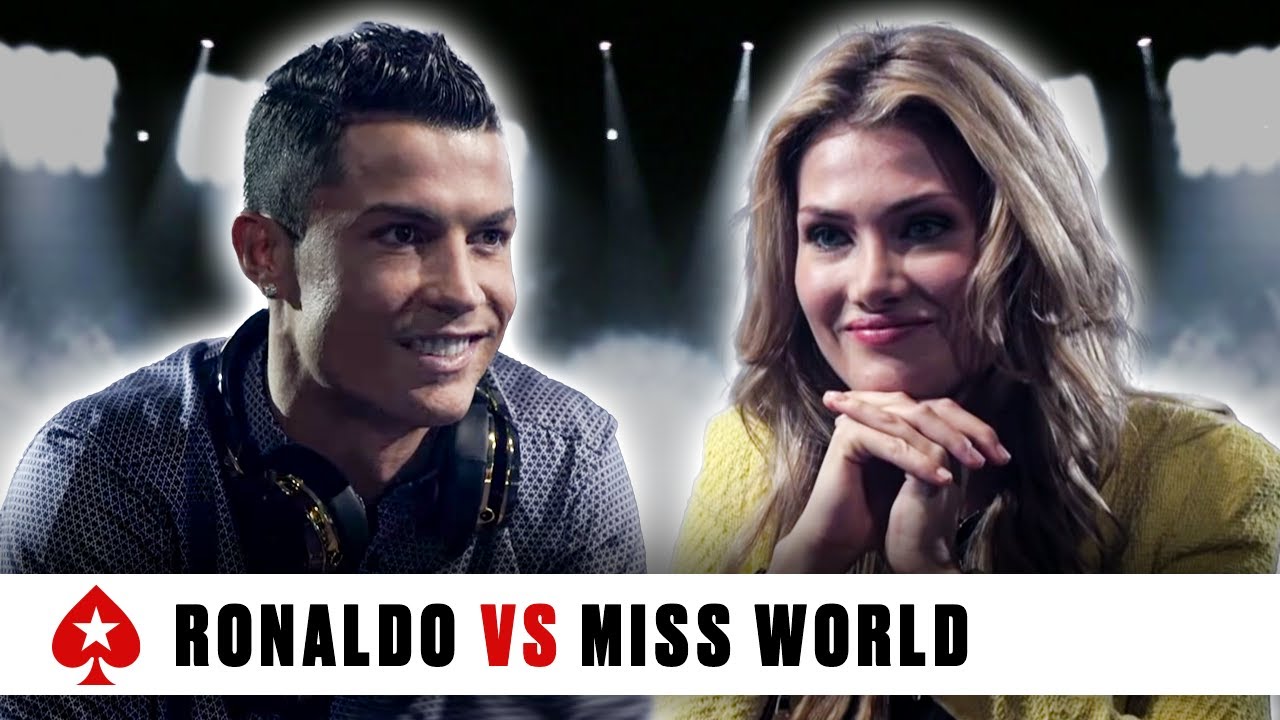 Cristiano Ronaldo VS Miss World: ''I'm here to win'' ♠️  PokerStars Duel ♠️ PokerStars