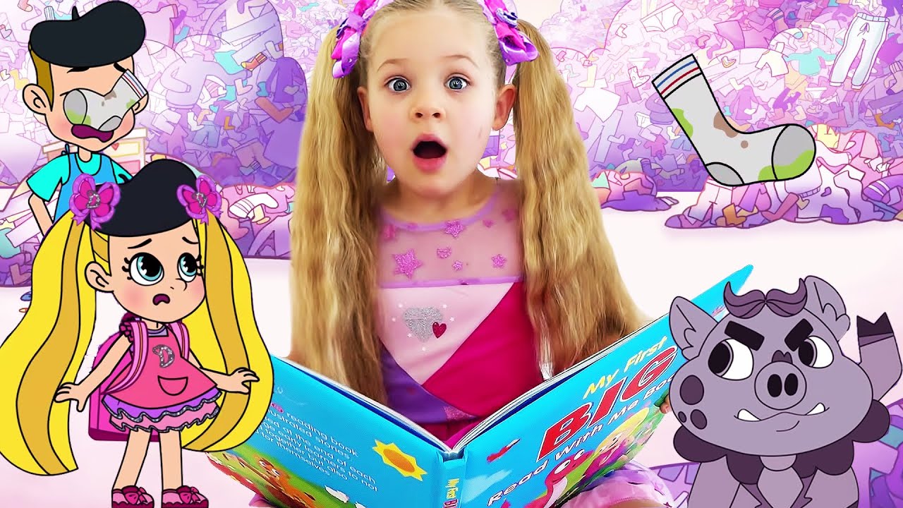 Diana y Roma se aventuran en un mundo mágico de dibujos animados! Dibujos animados para niños