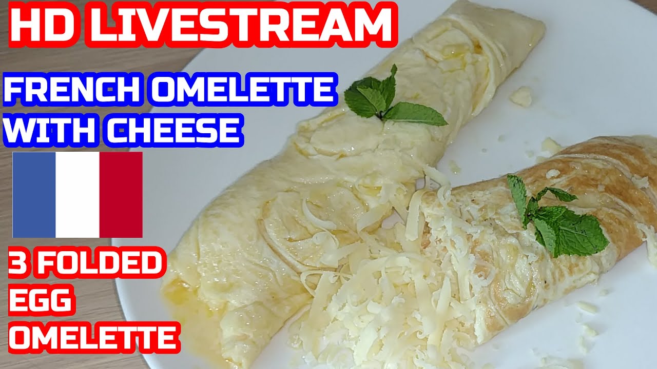 HOW TO MAKE FRENCH OMELETTE |CHEESE OMELETTE |FOLDED EGG OMELETTE |FLUFFY FRENCH OMELETTE |OMELETTE