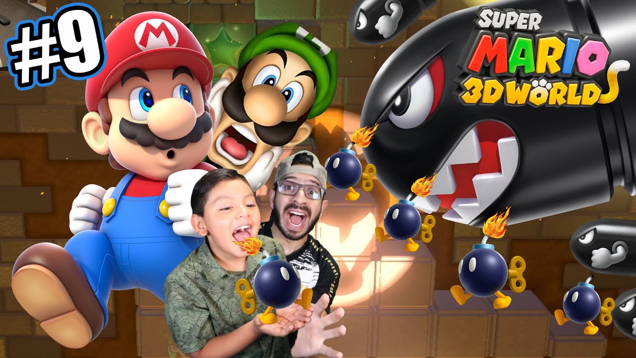 KARIM NO HACE CASO EN SUPER MARIO 3D WORLD | Super Mario 3D World Capitulo 9 | Juegos Karim Juega