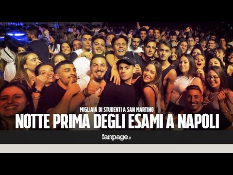Maturità, a Napoli migliaia di studenti celebrano la notte prima degli esami: "Siamo esauriti"