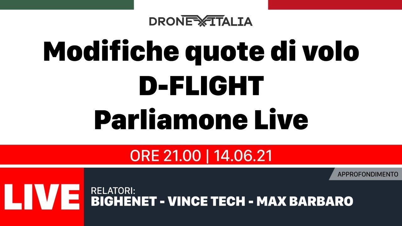 Modifiche quote di volo D-FLIGHT - Parliamone live