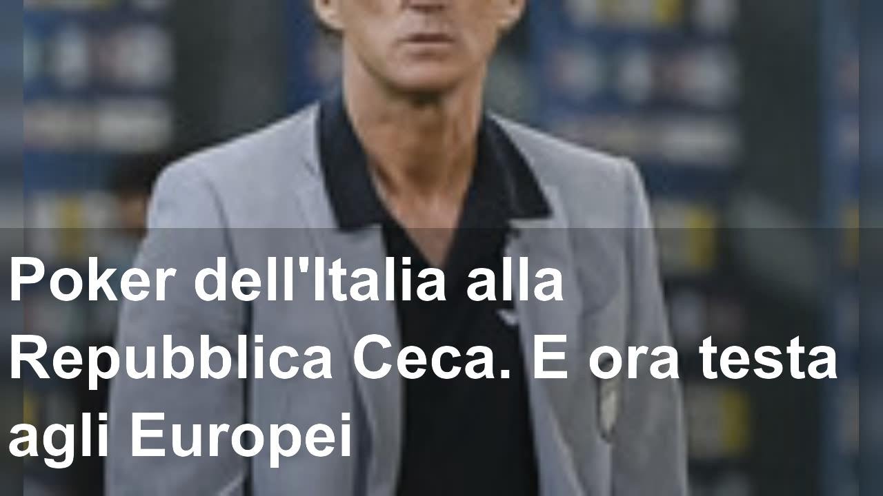 Poker dell'Italia alla Repubblica Ceca. E ora testa agli Europei