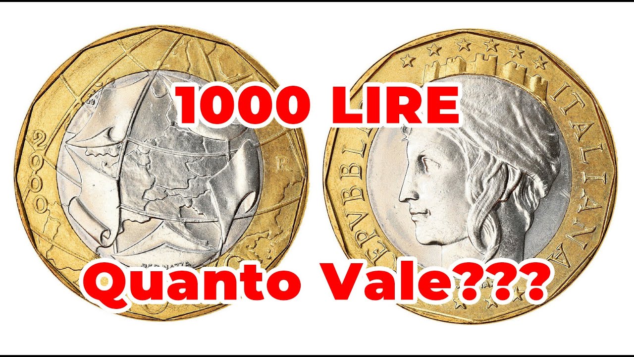 Moneta 1000 lire 1997, 1998 Quanto Vale? E quella con la Cartina Geografica Sbagliata?