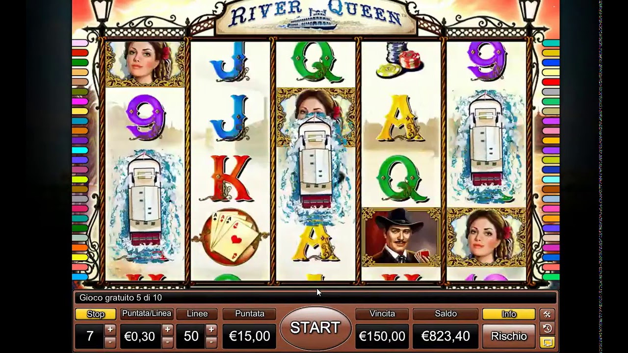 novomatic / river queen / bonus barca, tragamonedas, tragaperras, slots, casinos online, casinos