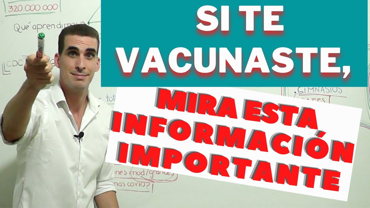COVID 19 | NUEVA GUIA CDC para VACUNADOS