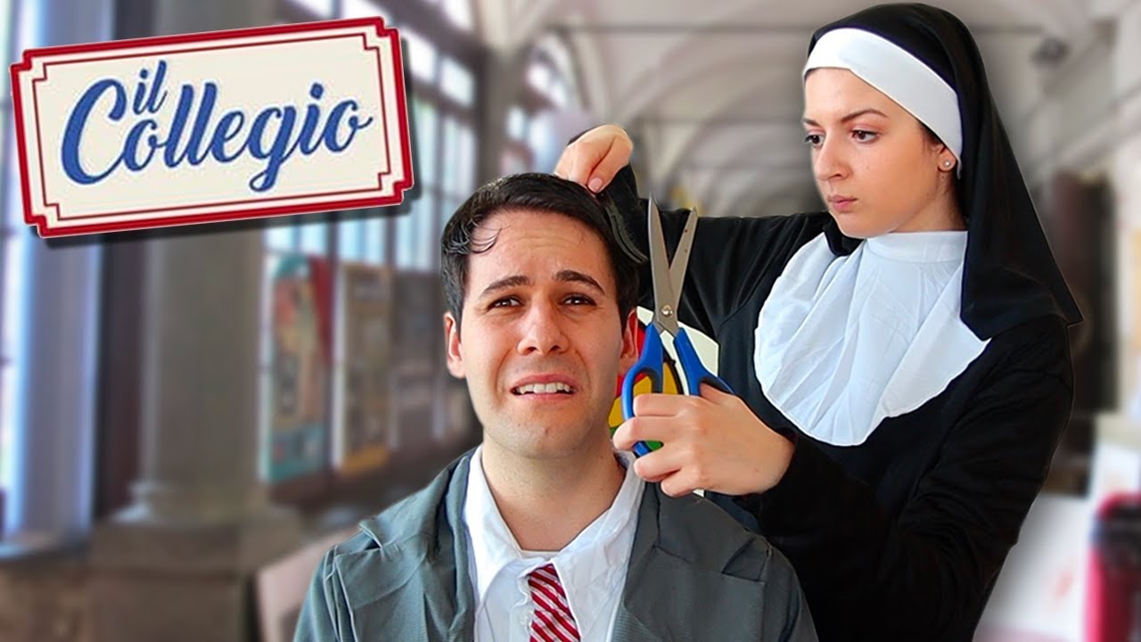 IL TAGLIO DEI CAPELLI DI LUÌ NEL COLLEGIO!