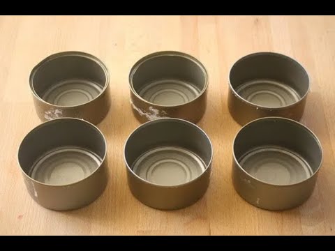 Nunca mas tires las latas de atún ! 3 hermosas ideas