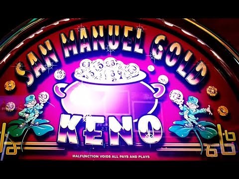 SUPERBALL KENO ACTION AT SAN MANUEL CASINO
