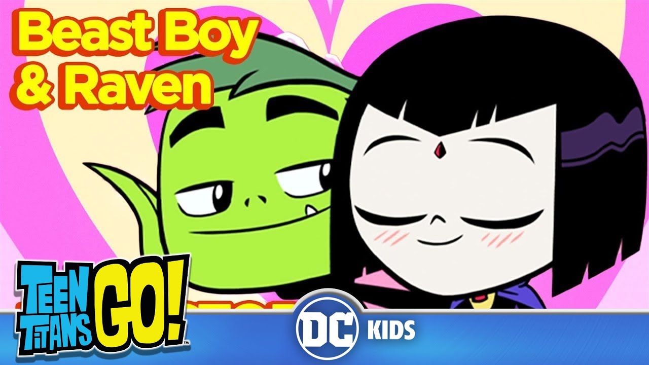 Teen Titans Go! En Latino | La Historia de Amor de Raven y Beast Boy | DC Kids