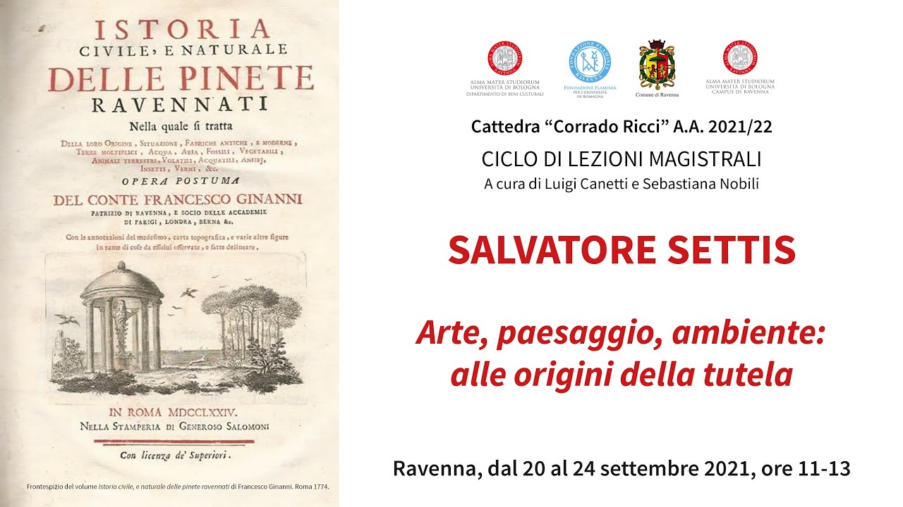 Cattedra "Corrado Ricci" A.A. 2021/22 (22/09)
