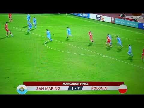 San Marino vs Polonia resumen rumbo a Qatar 2022.