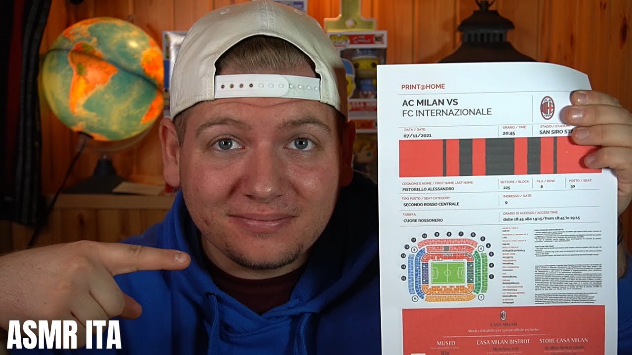 ANDRO' a VEDERE il DERBY a SAN SIRO! *ho pianto!* | ASMR ITA