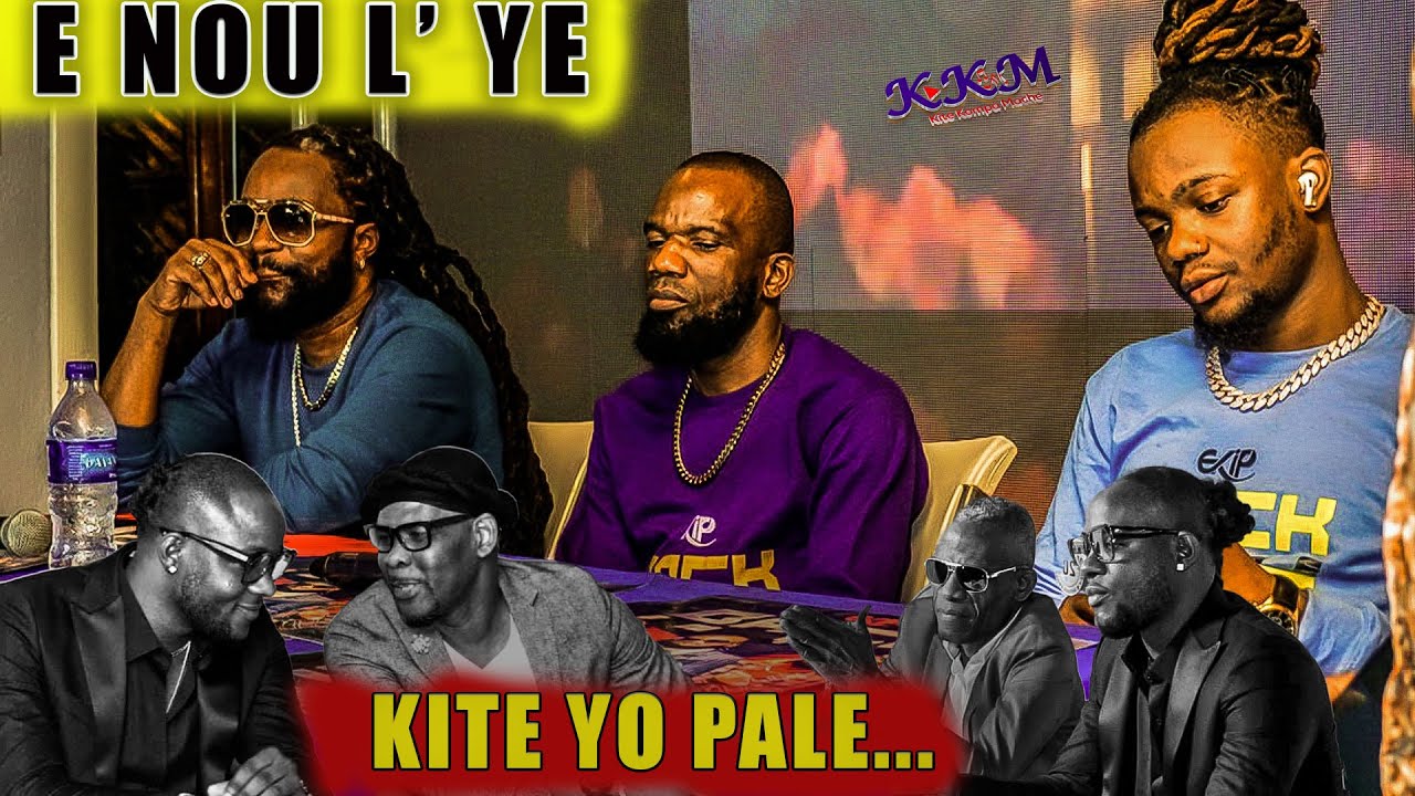 SHABBA AK STEEVE KHÉ FLITE GRENN DJAKOUT #1 NAN KONFERANS POU PREZANTE ALBUM EKIP LA NAN OKAP