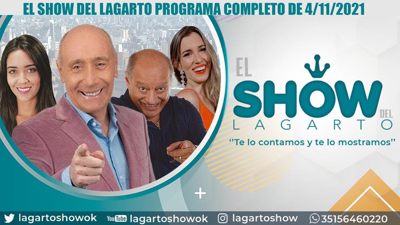 El Show del Lagarto en vivo 4 de noviembre de 2021