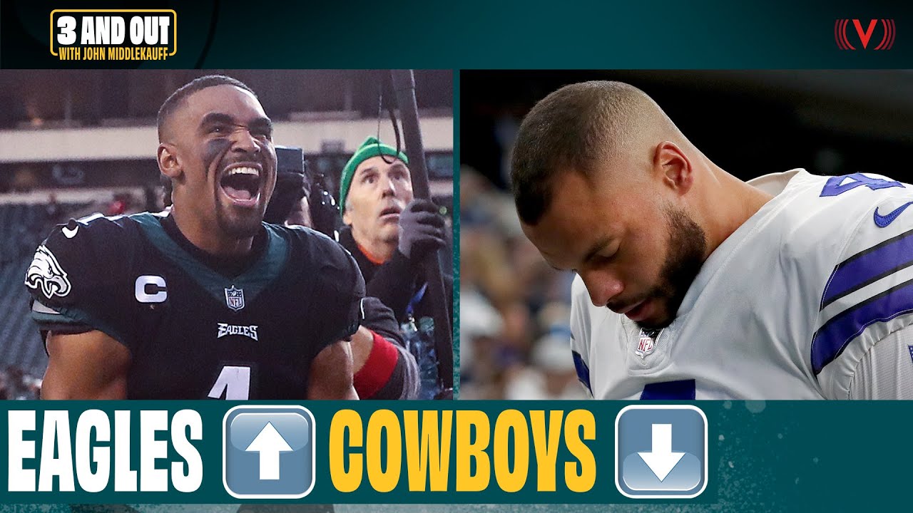 The Eagles and Cowboys are trending in different directions | 3 and Out LIVE with John Middlekauff