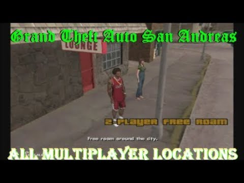 All San Andreas Multiplayer Locations (Free Roam & Rampage) 2 Player