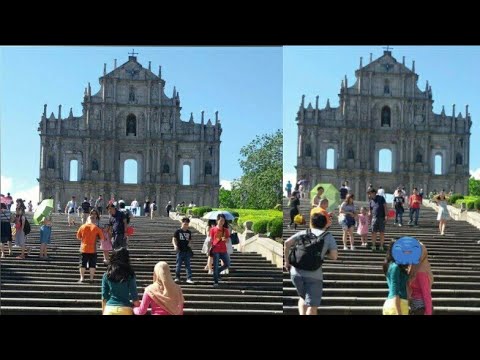 GEREJA TUA??RUINS OF ST PAUL MACAO CHINA || HAPPY NEW YEAR || MEMORY IN MACAU || TRAVELLING TO MACAU