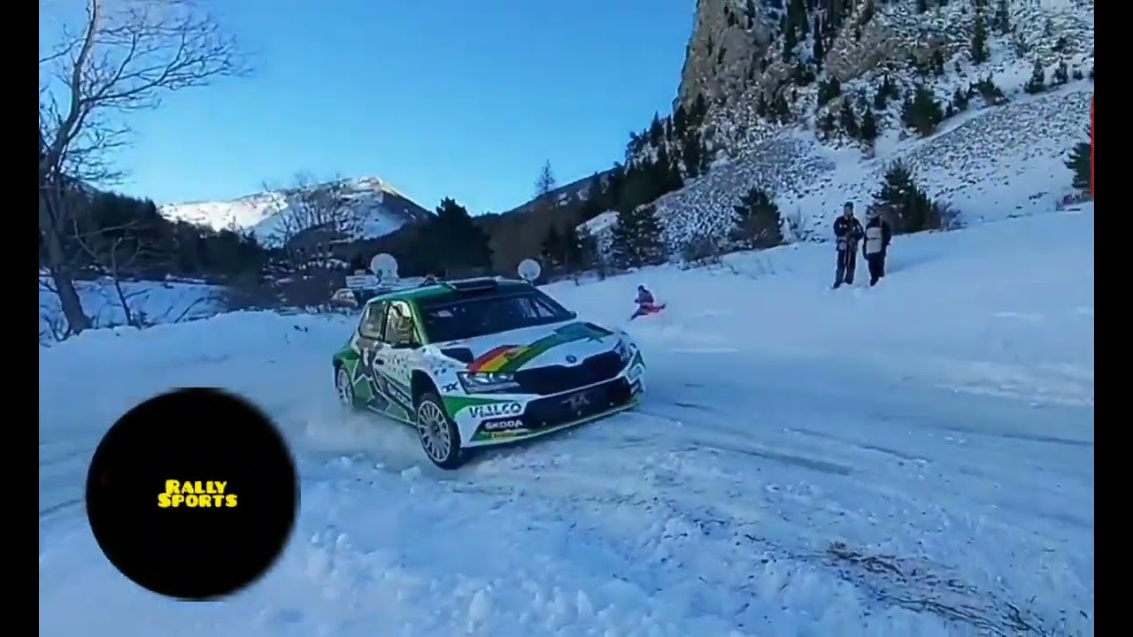 Marquito Bulacia-Marcelo Ohanessian Test  skoda Rally Monte carlo 2022