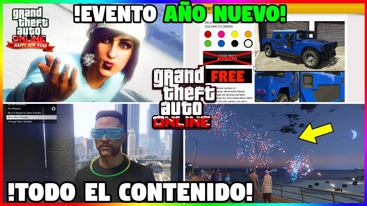 !RAPIDO! ESTO es TODO lo NUEVO del EVENTO de AÑO NUEVO! | Noticias Gta Online