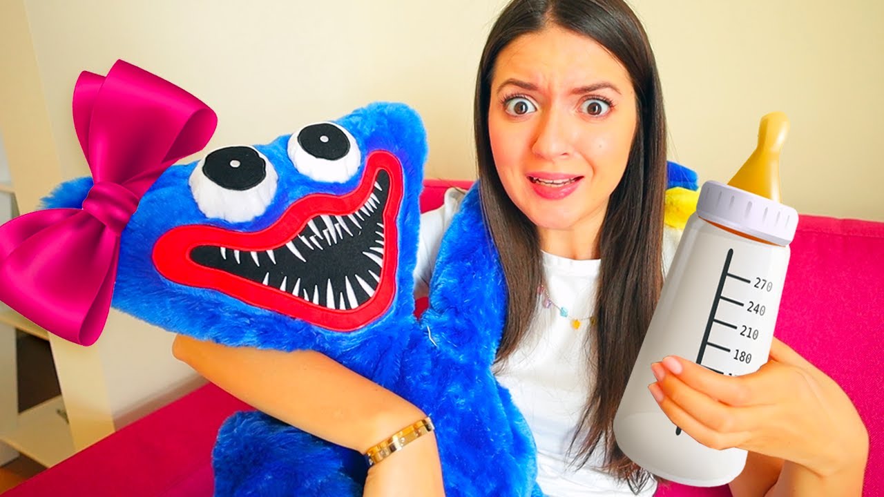 BABYSITTER DI HUGGY WUGGY BAMBINO PER 24 ORE! *Poppy Playtime nella VITA REALE!*